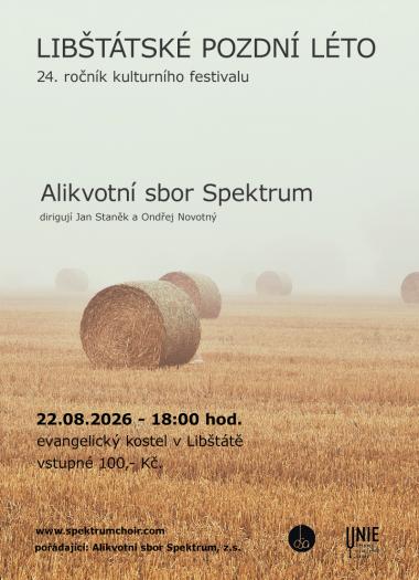 Pozvánka na koncert 22.8.2026